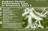 Performance Tests in Tennessee 2011 · 2014-06-09 · Angela Thompson McClure Extension Specialist Corn and Soybeans Melvin Newman ... RESEARCH AND EDUCATION CENTERS AND COUNTY STANDARD