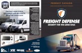 The Cargo Safe DIFFERENCE: PRODUCT CATALOG Two SECURE … · 2019-11-20 · PRODUCT CATALOG CARGO MANAGEMENT SECURITY PRODUCTS Freight Defense LLC 1271 Contract Drive Green Bay, WI