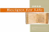 Recipes for Life - Drexel Universitymj382/eport/eportdocs/Exhibition... · 2010-10-22 · PREFACE The following paper contains an introductory essay, exhibition labels, and images