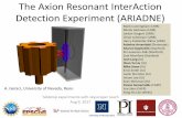 The Axion Resonant InterAction Detection Experiment (ARIADNE)schmidta.scripts.mit.edu/tabletop_workshop/slides/geraci.pdf · 2017-08-09 · The Axion Resonant InterAction Detection