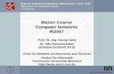 Master Course Computer Networks - TUM · Clustering and Multistage Network Security, WS 2008/09, Chapter 9IN2097 – Master Course Computer Networks, WS 2011/2012 66 Background: Sources