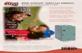 RUUD Achiever SerieS GAS FURNACESyearroundcomfort.com/docs/f80dwn_cl.pdfRuud Achiever ® Series Super Quiet 80 is the Integrated Furnace Control (IFC) which directs all activities