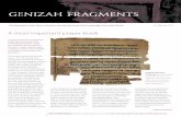 The Littman Genizah Educational Programme launches · rediscovery in the Cairo Genizah. In 1949, Professor Simcha Assaf, a rabbi, a scholar and a supreme court judge, published a