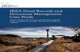 IREA Desal Records and Document Management … Desal...IREA Desal Records and Document Management Case Study Systems and processes need to be accessible and transparent so that everything