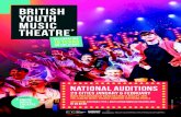national Auditions - British Youth Music Theatre · 2018-12-13 · DESIGN SWD. PHOTOGRAPHY © LEANNE DIXON. Registered Charity (England & Wales) 1103076. Registered Charity (Scotland)