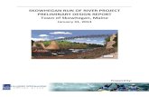 SKOWHEGAN RUN OF RIVER PROJECT PRELIMINARY DESIGN …runofriver.org/wp-content/uploads/2017/05/Skowegan-Run... · 2017-05-03 · Skowhegan Run of River Project 2 r3 2.3. Project Constraints