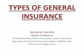 TYPES OF GENERAL INSURANCE...Commercial insurance. MOTOR INSURANCE Motor insurance covers all damages and liability to a vehicle against various on-road and off-road emergencies .