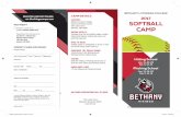 Bethany Softball Winter Camp 2017 - Constant Contactfiles.constantcontact.com/1d8a06fb001/840a112f-547... · Jan. 15, 22, 29 Feb. 5, 12, 19 Pitching School Jan. 15, 22, 29 Feb. 5,