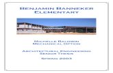 Benjamin Banneker Elementary thesis report … · Michelle Baldwin – Mechanical Option 8 Benjamin Banneker Elementary CO 2 sensors are required to control the ventilation requirements