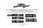 HYDRAULIC LEVELING SYSTEMS OPERATIONS …...HYDRAULIC LEVELING SYSTEMS OPERATIONS MANUAL (For systems with touch pad part number 500089, 500105, 500210, 500456, 500535 or no number