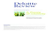 Complimentary article reprint A theory of relativity...A theory of relativity Setting priorities and goals for financial performance improvement 166 Deloitte eview | DELOITTEREVIEW.COM