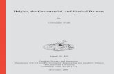 Heights, the Geopotential, and Vertical Datums · 2019-12-31 · Heights, the Geopotential, and Vertical Datums Christopher Jekeli Department of Civil and Environmental Engineering