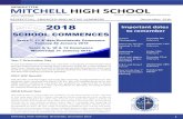 NEWSLETTER MITCHELL DFDFDDFDDF HIGH …...MITCHELL HIGH SCHOOL- Newsletter, December 2017 2 in early January. Details can be found on their website They will be open at the end of