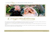 Congratulations...CAIRNS COLONIAL CLUB RESORT, 18-26 CANNON STREET, CAIRNS | 07 4053 8 873 | weddings@cairnscolonialclub.com.au ( Entrance to Conference Centre & FREE parking on Behan