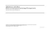 Status of the Decommissioning Program - NRC: Home Page · 2015-12-18 · Status of the Decommissioning Program 2015 Annual Report Division of Decommissioning, Uranium Recovery, and