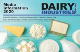 Media Information DAIRY international 2020 INDUSTRIES€¦ · Twitter: > 2,366 followers Website Statistics Website: Users per month: 4,851 Sessions per month: 9,502 ... Today DII