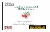 Leading a Successful Safety Culture · Safety Engineering and Training Solutions ... compromises that lead to errant, disastrous concessions. Practical Application Safety Culture