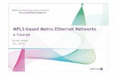 MPLS-based Metro Ethernet Networks€¦ · 10| MPLS-based Metro Ethernet Networks, February2011 Why Metro Ethernet ? Benefits both providers and customers in numerous ways … Packet