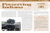 Indiana Department of Natural Resources Indiana · James A. Glass, Director, Division of Historic Preservation and Archaeology Courthouse Commission responds to Jefferson Co. fire