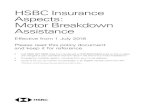 HSBC Insurance C M Aspects: PMS 1795 PMS ??? Motor ... · details of a locksmith but you will have to pay for their service Significant exclusions or limitations – Page 9 11. the