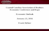 Coastal Carolina Association of Realtors Economic ...sb.cofc.edu/centers/economicanalysis/downloads/CCAR Presentatio… · Economic Outlook January 25, 2016 Frank Hefner. Housing