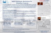 Agile Essentials Workshop for Adaptive Projects Greta lash · Agile Essentials Workshop for Adaptive Projects This course is designed for individuals who want to learn more about