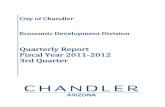 Quarterly Report Fiscal Year 2011-2012 3rd Quarter · MVP Zone Gilbert Rd & Germann Rd 2 15,000 The Sushi Room Dobson Rd & Queen Creek Rd 10 2,231 Uno Stop Laundromat Arizona Ave