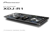 Firmware Update Guide - Pioneer DJ...Turn off the power of XDJTurn off the power of XDJTurn off the power of XDJ- ---R1 and remove the R1 and remove the R1 and remove the USB UUSSBBUSB