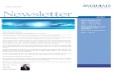 Issue 6 > June 2012 Newsl etter - Amadeus 6 - E5...Issue 6 > June 2012 Newsl Dear Valued Partners, information on such event in the Newsletter. On the Customer Service level, Mrs.