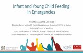 Infant and Young Child Feeding in Emergencies€¦ · •Almost all women can make enough milk…. •As long as they feed a lot from the start • ^On demand or cue based feeding