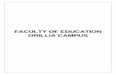 FACULTY OF EDUCATION ORILLIA CAMPUS...Email: rbeatty@lakeheadu.ca Dr. Sonia Mastrangelo Assistant Professor Office: OA 3006 Phone: 705 330 4008 ext 2635 Email: smastran@lakeheadu.ca