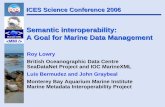 Semantic interoperability: a Goal for Marine Data Management · metadata practices •MMI has developed sophisticated tools based on Semantic Web technologies to support the vocabulary