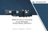 2020 Product Catalog Low Voltage Solid State Starters...Additional Fixed Inputs for Start/Bypass Confirm 1 1 1 2 2 ... soft starters (CSXi Series) are ideal for a wide range of basic