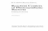 Reaction Centers of Photosynthetic BacteriaPhotosynthetic Reaction Centers: A New Probe of the Primary Electron Transfer Mechanism 147 A. OGRODNIK, U. EBERL, R. HECKMANN, M. KAPPL,