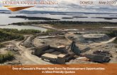 DCMC.V May 2020 - Doré Copper Mining Corp · 2020-05-19 · Copper Rand Processing Plant and Existing Tailings Capacity •Mill is located 14km from the town of Chibougamau ‒Population