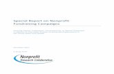 Special Report on Nonprofit Fundraising Campaigns...Special Report on Nonprofit Fundraising Campaigns Covering Capital, Endowment, Comprehensive, or Special Campaigns In addition to