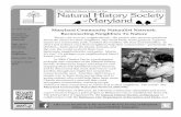In this Issue Maryland Community Naturalist Network ...files.meetup.com/1741675/Natural History Society of... · path, these volunteer naturalists are observing and researching, delving