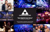 “Best Nightlife Event Venue” - The Underground Chicago · 2019-11-04 · with some of Chicago’s best vendors ensure that you will have the best entertainment at your event.