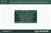 DOCUMENT O DE TRAB AJO - files.pucp.education · Mario D. Tello ABSTRACT This paper estimates a series of input-output (IO) multipliers obtained from a 2007 input-output matrix of