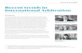 Recent trends in International Arbitration...The UNCITRAL Rules and UN Convention on Transparency in Treaty-Based Investor-State Arbitration, ICSID Review 2016, p. 622. 10 Shirlow