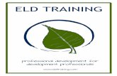 ELD TRAINING · 2019-05-13 · Par t ic ipant on Repor t ing Skills and Pr oposal W r it ing t raining, Nair obi, Kenya, 2014 OXFAM par t ic ipant s on a Cust omized Training c our