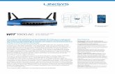 4 ANTENNAS PROVIDE GREATER SMART W i-Fi WITH COVERAGE …€¦ · 1900AC Wi‑Fi® ROUTER SMART W i-Fi WITH NETWORK MAP 4 ANTENNAS PROVIDE GREATER COVERAGE AND SIGNAL STRENGTH IN