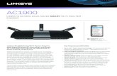 AC1900 - Wiâ€‘Fi ROUTER EA6900. Access Your Home Network. Anywhere. Anytime. AC1900. Linksys AC1900