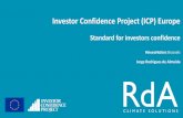 Investor Confidence Project (ICP) Europe · Presentation of project characteristics that are relevant for FIs in a transparent way Financial institutions FIs have their own proven
