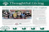 HOLIDAY / YEAR-END 2019 1 Thoughtful GivingCommunity Foundation Since 1929 Located within the Northern New York Philanthropy Center Watertown 131 Washington Street Watertown, NY 13601