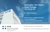 Domestic Hot Water Heat Pumps - HPT Annex 46 · IEA HPT Annex 46. 11. International project on heat pumping technologies for Domestic Hot Water under the IEA Technical Collaboration