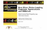Bear River, Pictou Landing, Paqtnkek, Sipeknekatik and Millbrookcmmns.com/.../01/MRP-FInal-PPP-all-bands-Web-version.pdf · 2017-03-07 · The Confederacy of Mainland Mi’kmaq Member