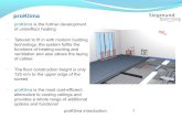 proKlima - Bellino Solar & Vertrieb...proKlima introduction 1 • proKlima is the further development of underfloor heating • Tailored to fit in with modern building technology,