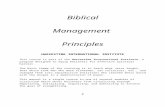 Biblical Management Principles - GlobalChristians€¦  · Web viewThis study presents principles of management revealed in God's written Word, the Holy Bible. "Management" is another