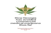 How Georgia has avoided commercial medical marijuana thus far€¦ · chiropractor. Chiropractors are not licensed to prescribe (or recommend) medicine. Myth 6--5% THC won’t make